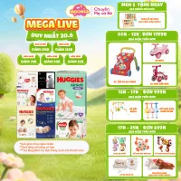 Tã Bỉm Quần/Dán HUGGIES siêu cao cấp Platinum Nature Made đầy đủ size - Mochica