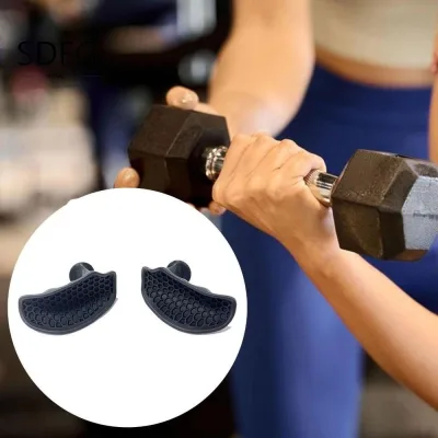 SDFG 1 Đôi Găng Tay Tập Gym, Tay Cầm Nâng Cân Tiện Dụng Chống Trơn Trượt, Phụ Kiện Tập Gym Co Giãn Dày Silicon Hình Tổ Ong Tay Cầm Tập Gym / Thể Dục