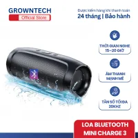 Loa Bluetooth Mini Charge 3 Nghe Nhạc Đèn LED Karaoke, Bass Mạnh 1000W, Công Suất Lớn, Không Dây, Giá Rẻ, Thiết Kế Cute Cao Cấp