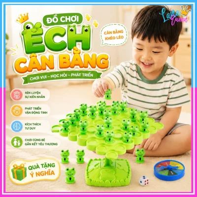 Frog Balancing Toy Astronaut Balancing Toy Cute Frog Balancing Tree Puzzle - Team Game