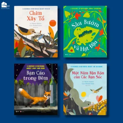 Sách cho bé - Câu Chuyện Khoa Học - Bộ 4 cuốn - Sách tranh dành cho thiếu nhi