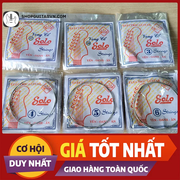 Bộ Dây đàn guitar điện vọng cổ phím lõm chất lượng chính hãng yến Oanh