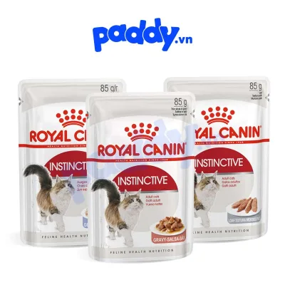 Pate Cho Mèo Trưởng Thành Royal Canin Instinctive Gravy, Jelly, Loaf