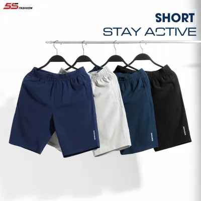 Quần Short Thể Thao Nam STAY ACTIVE 5S FASHION Mát,Nhẹ Phong Cách Khỏe Khoắn M0QST26030-26031