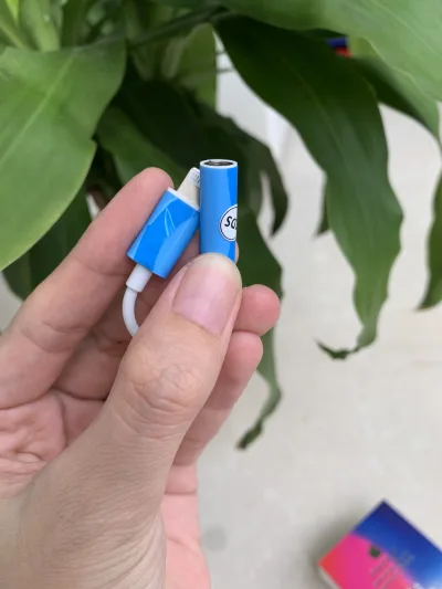 Cáp chuyển đổi âm thanh từ jack cắm Light/TypeC sang 3.5mm cho tai nghe điện thoại