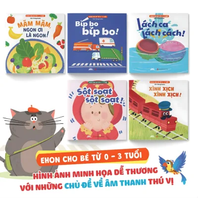 Sách - Sách thiếu nhi - Bộ Ehon Âm Thanh Cho Bé 0-3 Tuổi