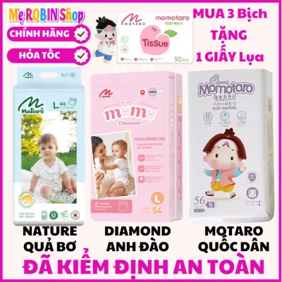 Tã Bỉm Xuất Nhật MOMOTARO/Momo DIAMOND/Momo NATURE, Bỉm Dán,Bỉm Quần MOMO(Đủ Size)