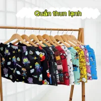 Quần đùi nam nữ hoạt hình chất thun lạnh đủ size từ 40-90kg