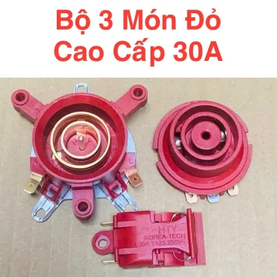 Bộ 3 món: Chân ấm - Chân đế và Công tắc - Thay thế cho ấm đun nước siêu tốc loại XỊN