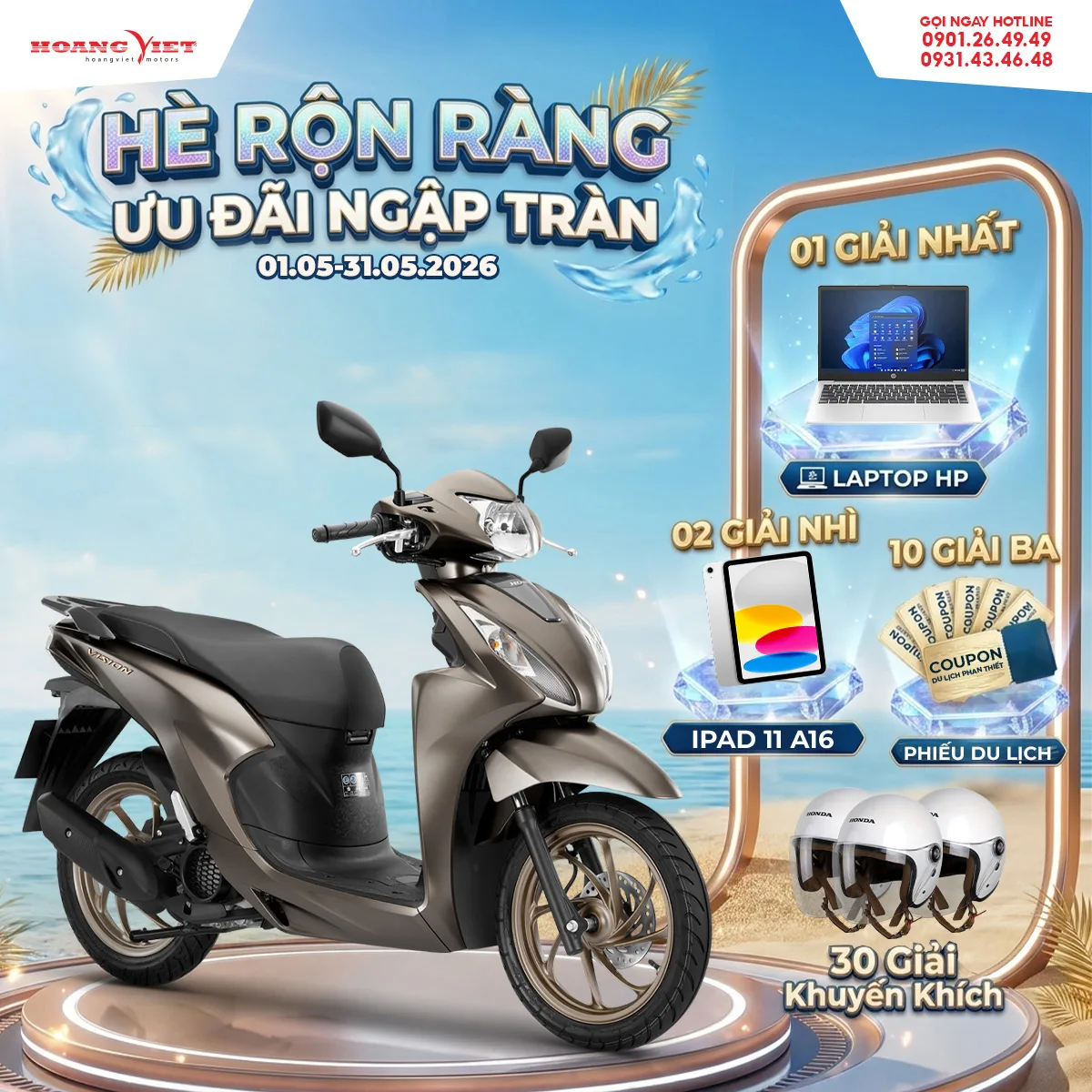 Xe Máy Honda Vision 110cc 2026 - Phiên Bản Đặc Biệt