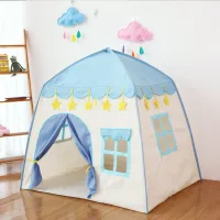 Princess Prince flowers and stars tent, baby play tent, Princess Prince Castle tent, children's camping tent, high-end tent for kids