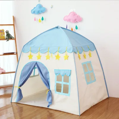 Princess Prince flowers and stars tent, baby play tent, Princess Prince Castle tent, children's camping tent, high-end tent for kids