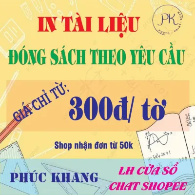 In Tài Liệu học tập giá rẻ A4, A5