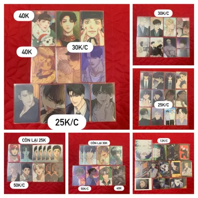 Card anime, BL chính hãng [đọc kĩ mô tả]