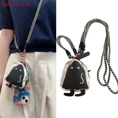 {Sakurasayin} Túi đựng tiền xu hoạt hình Dây đeo điện thoại Dây đeo điện thoại dễ thương Đeo chéo Vỏ điện thoại chống mất Dây buộc Mặt dây chuyền mới