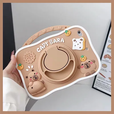Ốp Silicone Capybara Ipad Air1/2/3/4/5/6/Gen7/8/9/10/M1/M2/M3/M4/Pro9.7in/Pro10.5in/Pro 11in