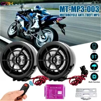Bộ loa nghe nhạc xe máy kiêm chống trộm 2in1 hàng cao câp lắp các loại xe, phụ kiện đồ chơi xe máy