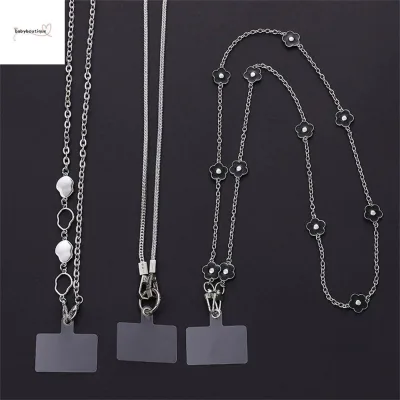 BABYBOUTIQUE dây đeo chéo Vỏ Điện Thoại Dây Di Động Sang Trọng Dây Điện Thoại Có Khe Cắm Thẻ Điện Thoại Quyến Rũ Đeo Ngang Điện Thoại Dây Treo