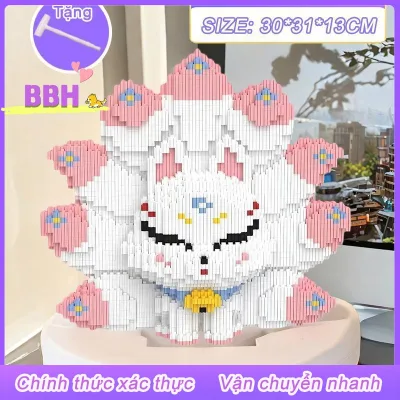 Hồ Ly 9 Đuôi 3D - Đồ Chơi Lắp Ghép Giải Tỏa Căng Thẳng, Mô Hình Sưu Tập Độc Đáo