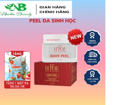 Peel Body Tái Tạo Da Toàn Thân, peel nách, thay da sinh học giúp làm sáng các vùng da, trắng sáng mịn màng phiên bản mini dùng thử 50g Nacha beauty