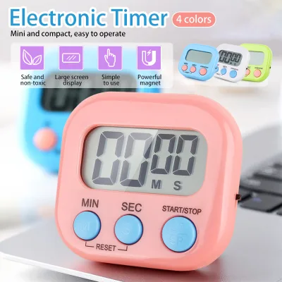 Đồng Hồ Đếm Ngược Học Tập,Đồng Hồ Nấu Ăn Hẹn Giờ,Đồng Hồ Điện Tử Đếm Ngược Màn Hình LCD Có Giá Đỡ