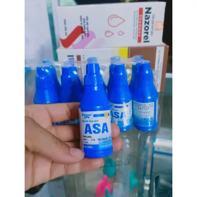 Lốc 10 Cồn ASA nấm da, hắc lào, lác lang ben 20ml) - nước trắng