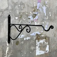 Móc treo lồng chim móc treo lồng chim gắn tường sắt và phun sơn tĩnh điện 40cm
