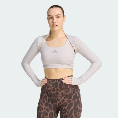 adidas Gym & Training Áo Shrug Tập Luyện Contour PrimeLift Essentials Nữ Màu tím KD2217