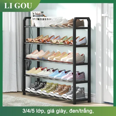 Li Gou Kệ Để Giày Dép kệ để giày Giá Để Giày Inox nhiều tầng Chắc Chắn Dễ Lắp đặt