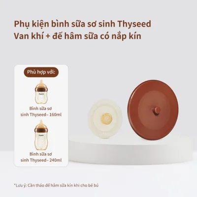 Bộ phụ kiện van khí kèm đế hâm sữa cho bình sữa trẻ sơ sinh Thyseed