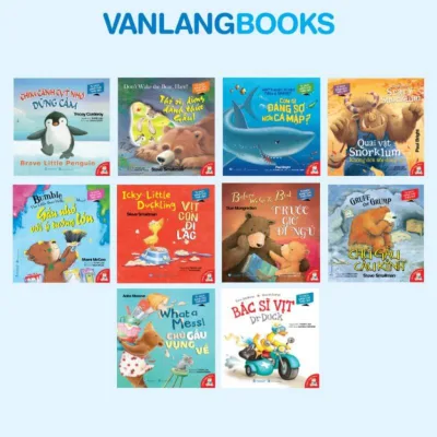 Sách - Combo 10 Cuốn Sách Thiếu Nhi Song Ngữ Anh - Việt - VLB