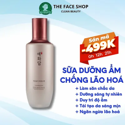 Sữa dưỡng ẩm chống lão hóa trắng da sáng da The Face Shop Yehwadam Heaven Grade Ginseng Rejuvenating Emulsion 140ml