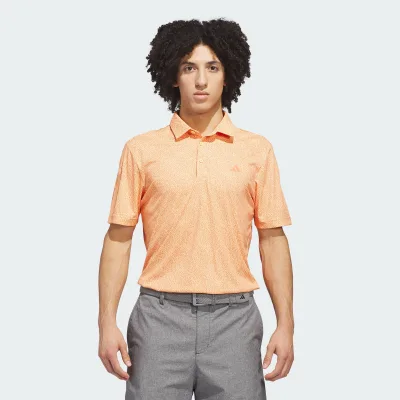 adidas Đánh gôn ÁO POLO ULTIMATE365 FEATHER PRINT Nam trái cam KR9520