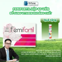 Femifortil - Viên Uống Bổ Sung Vitamin Khoáng Chất, Hỗ Trợ Thả Bầu Và Thai Kì - DrCung Healthcare (60 Viên)