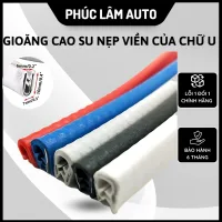 Cuộn 5m Gioăng Cao Su, Nẹp Viền Cửa Chữ U Lõi Thép Chống Va Đập Trầy Xước Cánh Cửa Ô Tô
