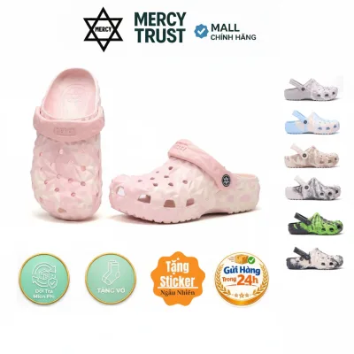 Dép Sục MERCY TRUST Kim Cương Họa Tiết Marble Nam Nữ - Chất Liệu EVA Êm Nhẹ, Chống Trượt