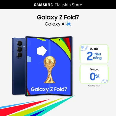 Điện thoại Samsung Galaxy Z Fold7 (256GB | 512GB), Điện thoại AI, Camera 200MP, Màn hình 8.0" tối ưu đa nhiệm, Mỏng nhẹ nhất