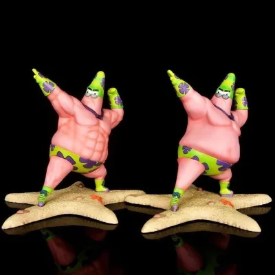 GK Patrick Star Cơ Bắp Hành Động Các Bức Tượng Nhỏ Xe Để Bàn Thủ Công Trang Trí Đồ Chơi Hoạt Hình Mát Mẻ Mô Hình Hoạt Hình Không Thể Phá Vỡ Bộ Sưu Tập Búp Bê Quà Tặng Sinh Nhật Cho Bé Trai