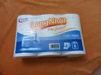 2 LỐC GIẤY VỆ SINH LONG NHẬT KHÔNG LÕI. LỐC 6 CUỘN.