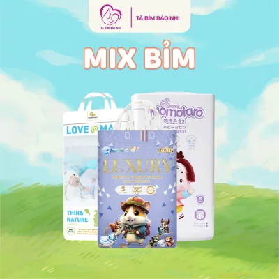 Tã Bỉm Love Max, Bỉm Momotaro, Bỉm Momo Luxury Chính Hãng, Bỉm Tã Quần/Dán Dùng Mùa hè Cho Bé Full Size