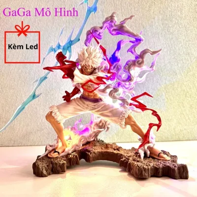 Mô hình Onepiece Luffy Gear 5 cầm sét dáng chiến đấu siêu ngầu - mô hình One Piece
