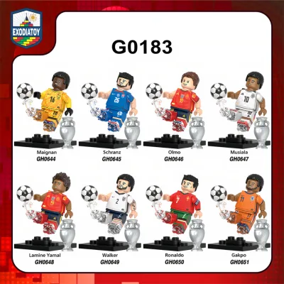 Mô hình Nhân vật các siêu sao bóng đá tham dự UEFA Nations League - Đồ Chơi Sáng Tạo - XINH G0183