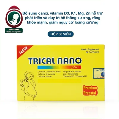 TRICAL NANO PLUS Canxi Và Khoáng Chất Cho Bà Bầu 30 Viên