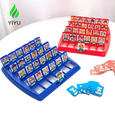 Yiyu Who Is It Board Game Cờ Vua Và Thẻ Cổ Điển Rèn Luyện Trí Nhớ Ngộ nghĩnh Cha Mẹ-Con Tương Tác Đảng Đồ Chơi Xếp Hình