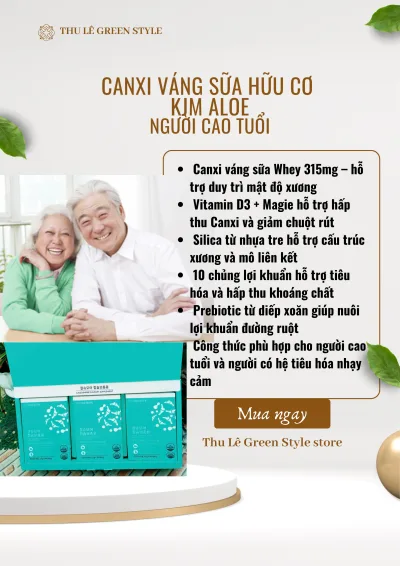 Kjm Aloe Organic Milk Powder Calcium 315Mg (2.8g*30 Packages*Box) – Calcium Supplement for Elderly People | Supports Bones and Joints – Reduces Cramping – Easily Absorbable