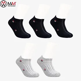Combo 5 Đôi Tất Nam Vớ Nam Cổ Ngắn Lịch Lãm, Sang Trọng, Chất Liệu Sợi Cotton Co Giãn 4 Chiều Cao Cấp, Chống Hôi Chân MRM FASHION (Cùng Màu)