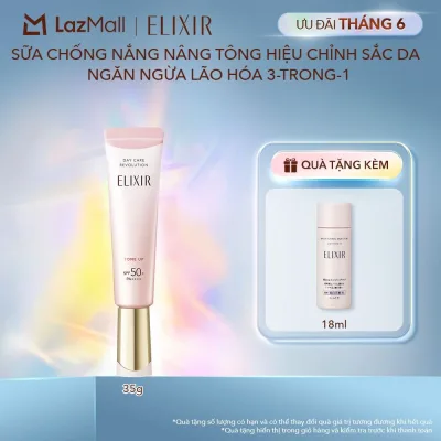 Sữa chống nắng nâng tông ELIXIR SUPERIEUR DAY CARE REVOLUTION TONE UP + 35g