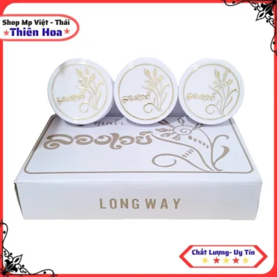 (Mp-TH) (Combo 5 hộp) Phấn Phủ Trang Điểm Bông Lúa Long Way Thái Lan 10g  phấn này xài còn mịn với thơm hơn phấn đắt tiền