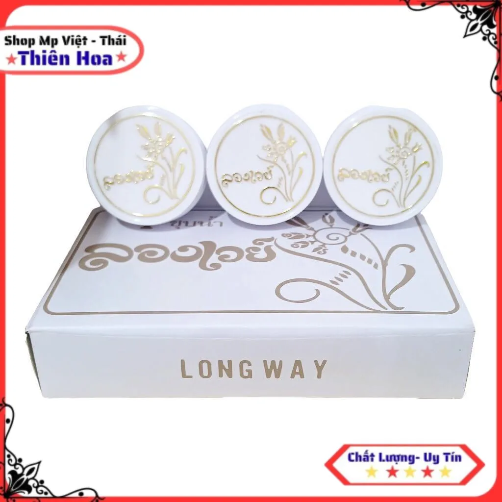 Phấn Phủ Trang Điểm Bông Lúa Long Way Thái Lan 10g phấn này xài còn mịn với thơm hơn phấn đắt tiền