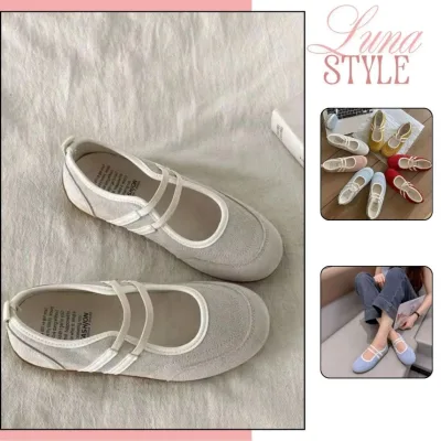 Giày Búp Bê Mary Jane Mũi Tròn, Giày Nữ Ballet Đế Bệt Mũi Tròn Nhẹ Nhàng Style Hàn Quốc | N38